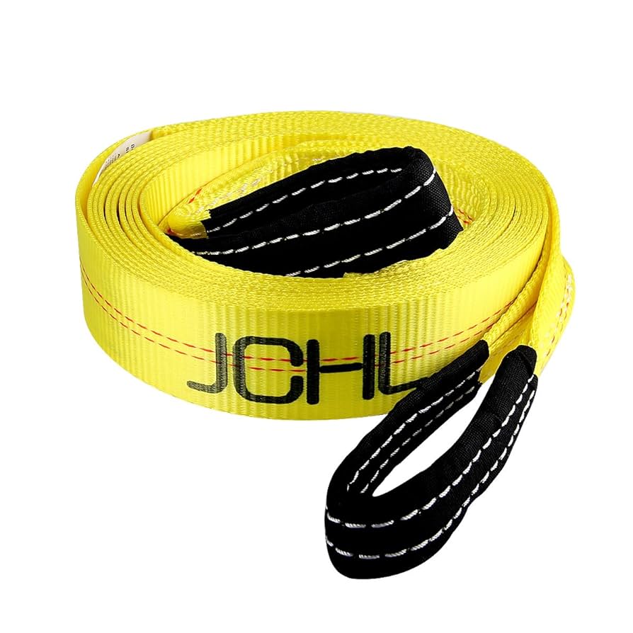 Amazon.com: JCHL Recovery Tow Strap with Reinforced Loops
